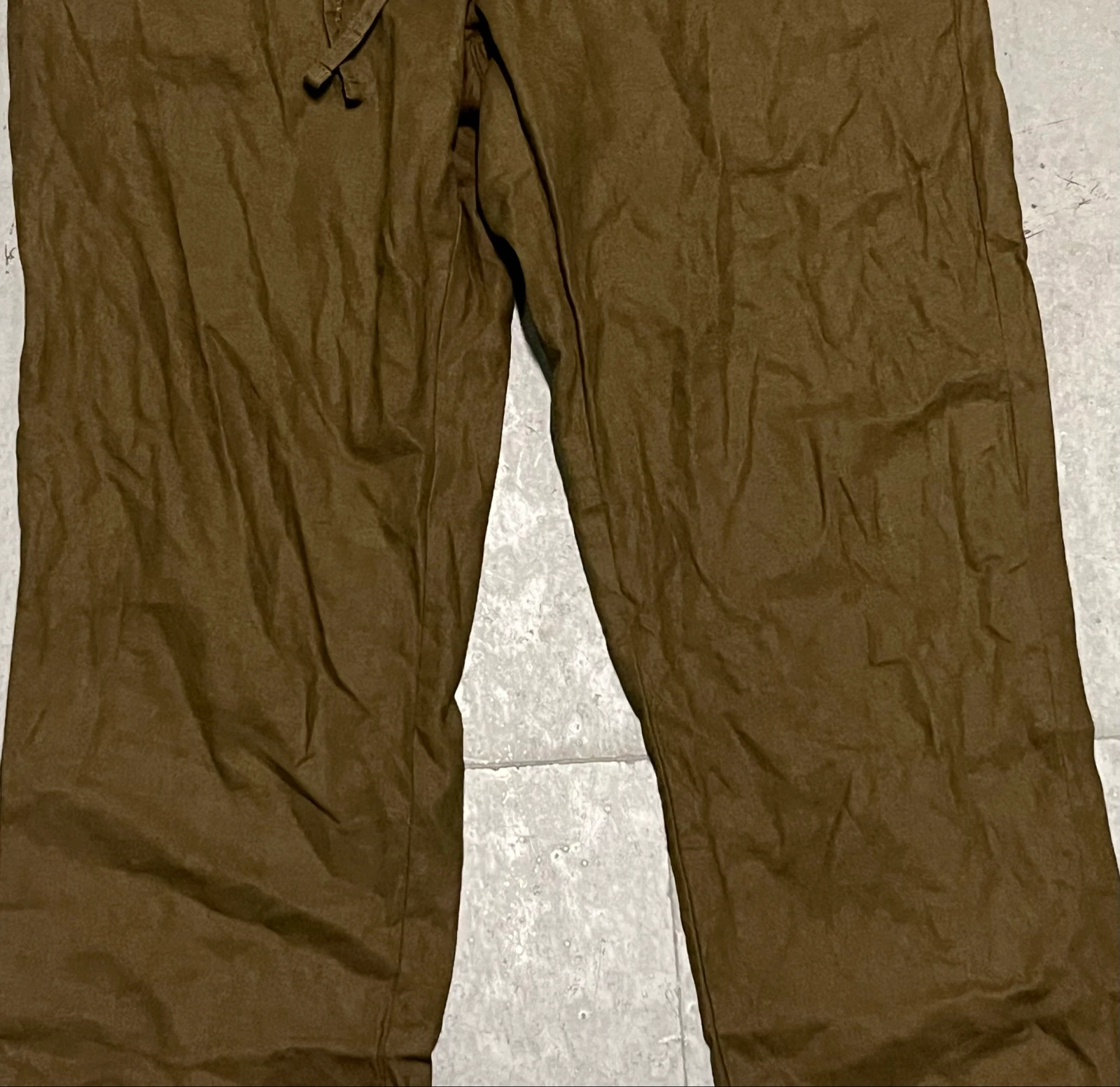Cotton linen khaki pants – photo 9